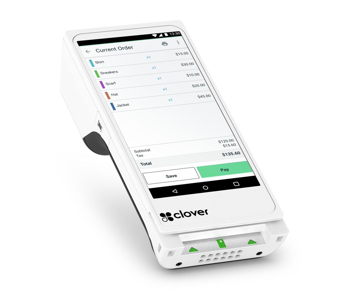 Clover Flex handheld terminal