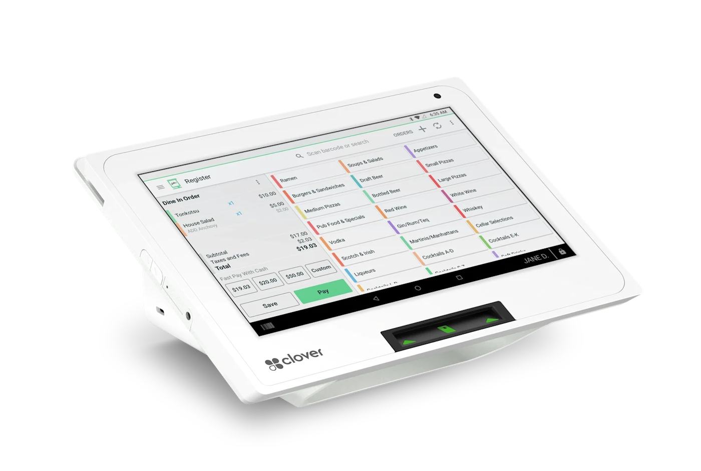 Clover Mini countertop terminal